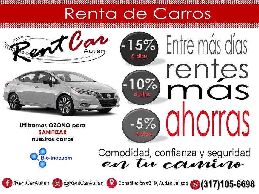 Promociones Autlán RentCar